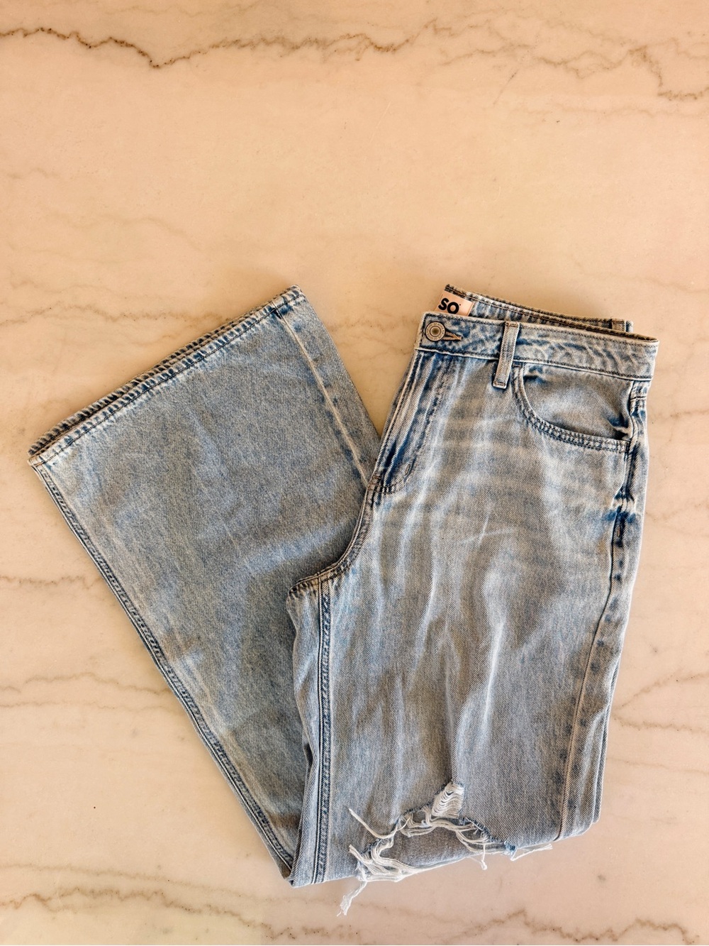SO Washed Light Blue Jeans